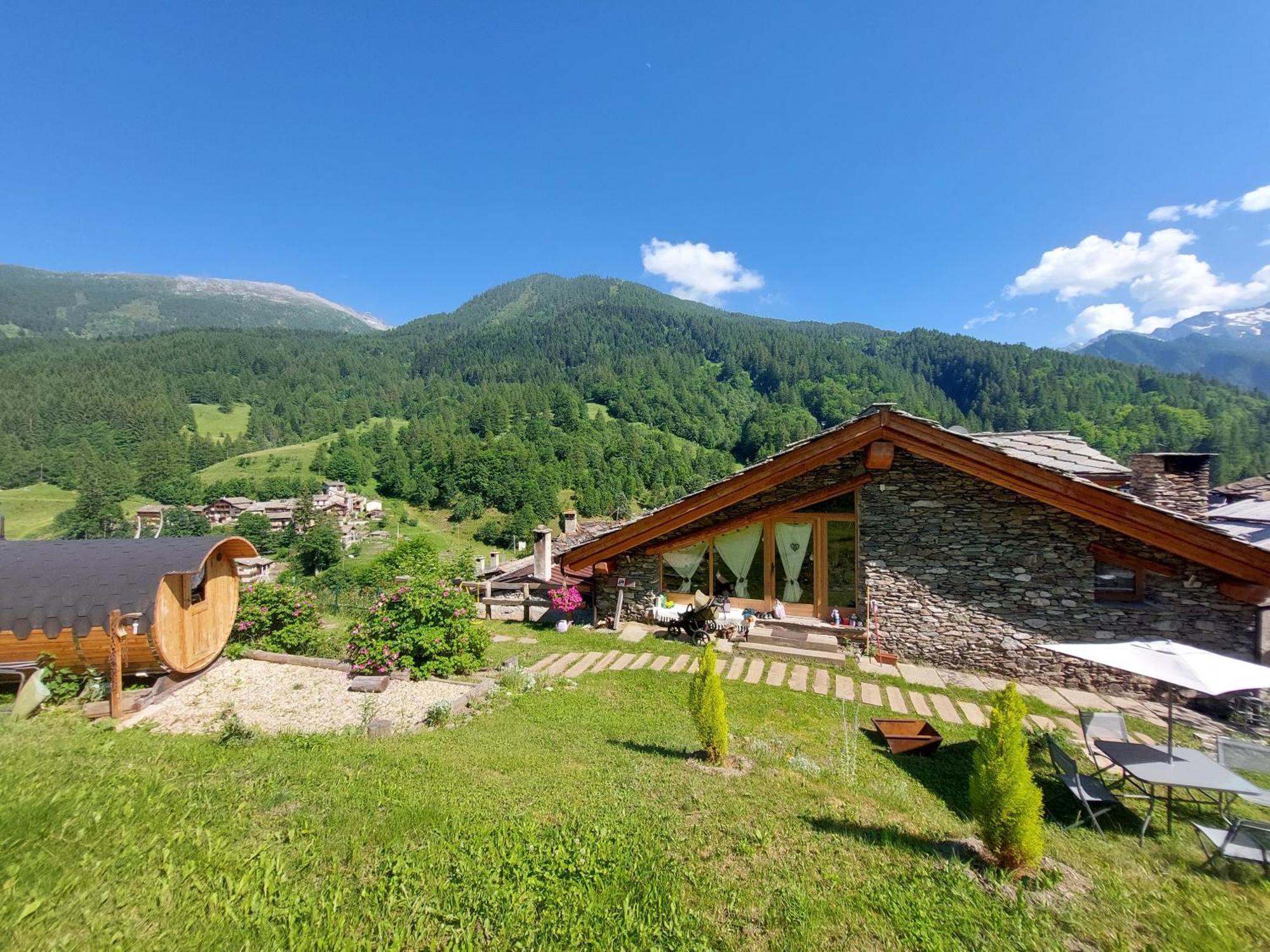 Casalpaca B&B Con Sauna A Prali Villa Eksteriør billede